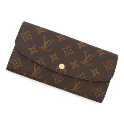 Pre-owned Louis Vuitton Rose Ballerine Monogram Long Wallet (bi-fold) () In Pink