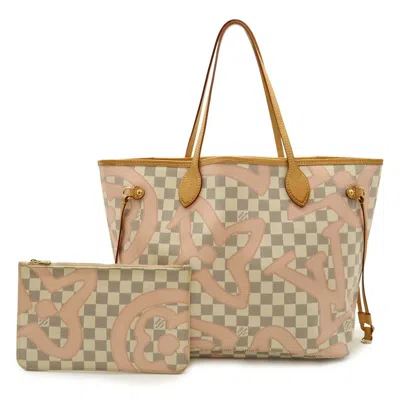 Pre-owned Louis Vuitton Rose Ballerine Pvc Pouch Tote Bag () In Pink
