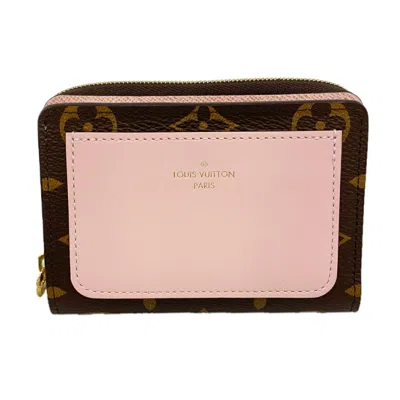 Pre-owned Louis Vuitton Rose Ballerine Wallet (bi-fold) ()