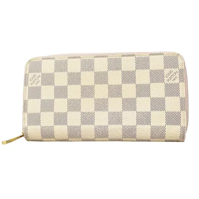 Pre-owned Louis Vuitton Rose Ballerine White Long Wallet (bi-fold) () In Rose Ballerine, White
