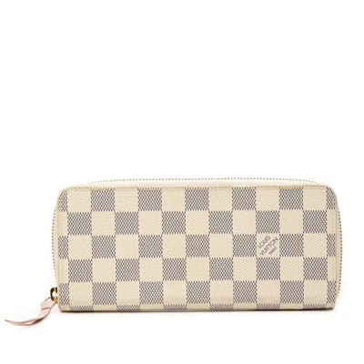 Pre-owned Louis Vuitton Rose Ballerine White Pvc Long Wallet (bi-fold) () In Rose Ballerine, White