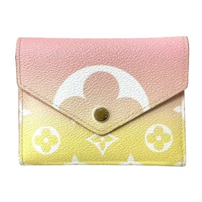 Pre-owned Louis Vuitton Rose Clair Wallet (tri-fold) ()