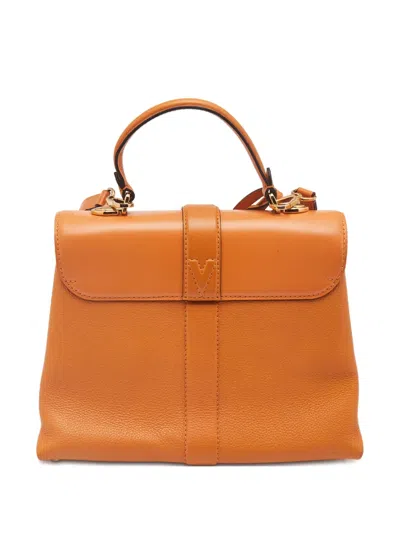 Pre-owned Louis Vuitton Rose Des Vents Two-way Handbag In Orange