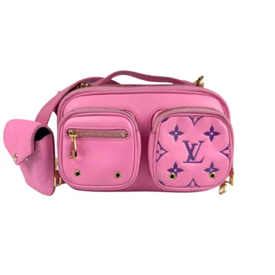 Pre-owned Louis Vuitton Rose Leather Shoulder Bag ()