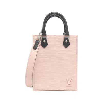 Pre-owned Louis Vuitton Rose Leather Shoulder Bag ()