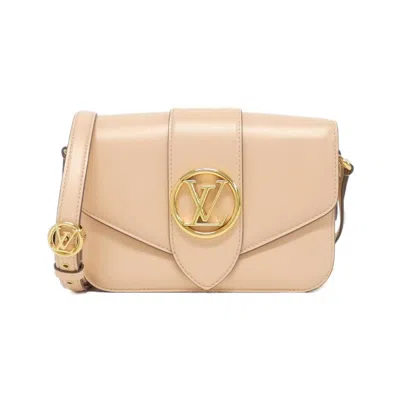 Pre-owned Louis Vuitton Rose Leather Shoulder Bag ()