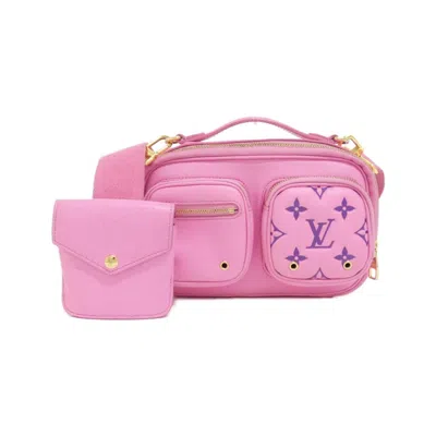 Pre-owned Louis Vuitton Rose Leather Shoulder Bag ()