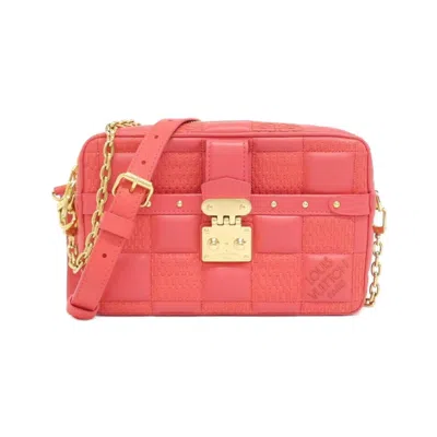 Pre-owned Louis Vuitton Rose Leather Shoulder Bag ()