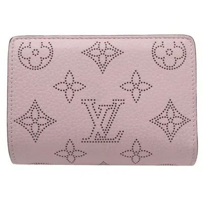 Pre-owned Louis Vuitton Rose Leather Wallet (bi-fold) ()