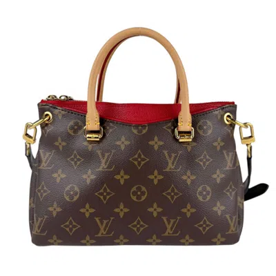 Pre-owned Louis Vuitton Rose Litchi Monogram Handbag Shoulder Bag ()