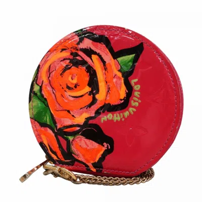 Pre-owned Louis Vuitton Rose Pop Coin Purse/coin Case ()