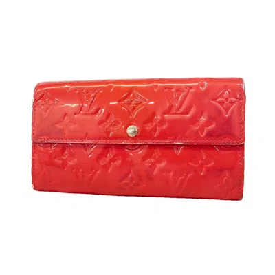 Pre-owned Louis Vuitton Rose Pop Long Wallet (bi-fold) ()