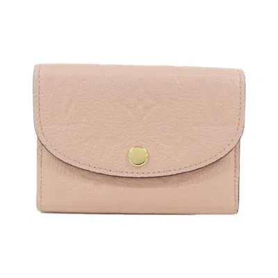 Pre-owned Louis Vuitton Rose Poudre Leather Coin Purse/coin Case () In Pink