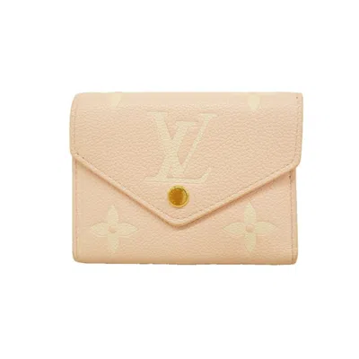 Pre-owned Louis Vuitton Rose Wallet (tri-fold) ()