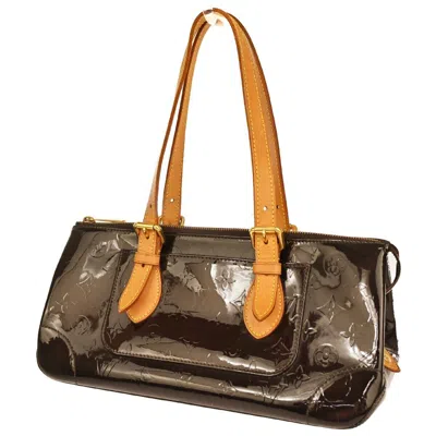 Pre-owned Louis Vuitton Rosewood Brown Patent Leather Tote Bag ()