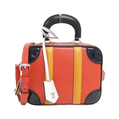 Pre-owned Louis Vuitton Rouge Leather Handbag Shoulder Bag ()