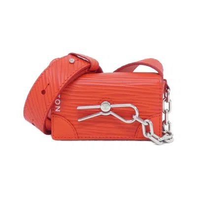 Pre-owned Louis Vuitton Rouge Leather Shoulder Bag () In Red