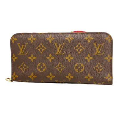 Pre-owned Louis Vuitton Rouge Long Wallet (bi-fold) () In Multi