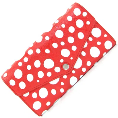 Pre-owned Louis Vuitton Rouge Long Wallet (bi-fold) () In Red