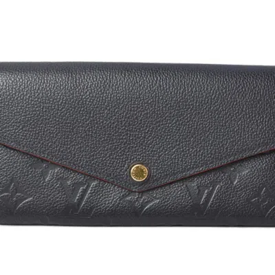 Pre-owned Louis Vuitton Rouge Monogram Empreinte Long Wallet (bi-fold) ()