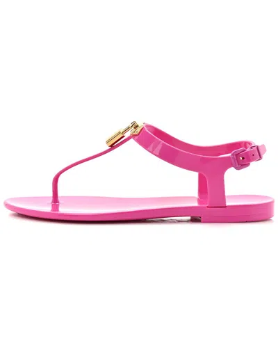 Pre-owned Louis Vuitton Rubber Bikini Thong Flat Sandal (authentic Pre-loved)