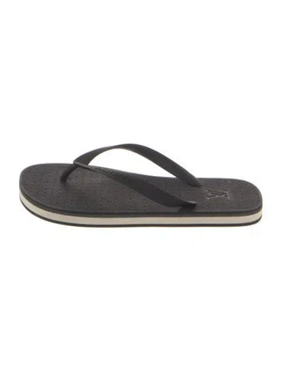 Pre-owned Louis Vuitton Rubber Flip Flops In Multicolor