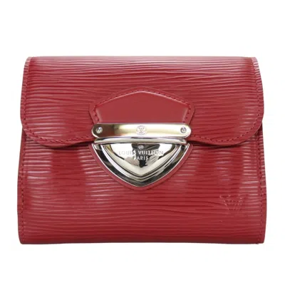 Pre-owned Louis Vuitton Ruby Epi Leather Wallet (tri-fold) ()