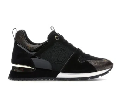 Pre-owned Louis Vuitton Run Away Monogram (women's) Sneakers In Black/brown
