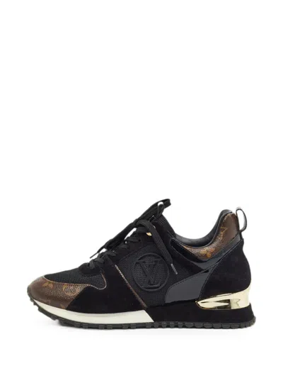 Pre-owned Louis Vuitton Run Away Sneakers In Black