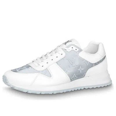 Pre-owned Louis Vuitton Run Away Sneakers 'white With Grey Monogram'