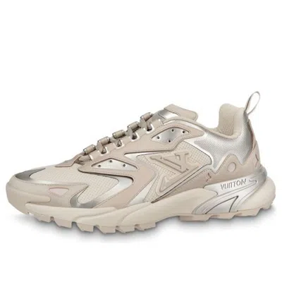 Pre-owned Louis Vuitton Runner Tatic Sneakers 'beige' In Multi