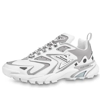 Pre-owned Louis Vuitton Runner Tatic Sneakers 'white Grey' In Multi