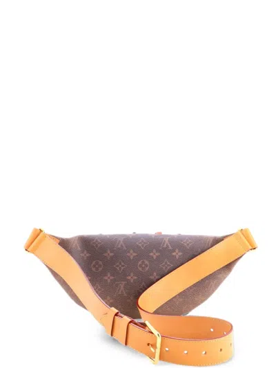 Pre-owned Louis Vuitton Rush Bumbag Monogram Dust Leather Belt Bag In Brown