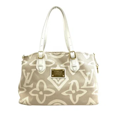 Pre-owned Louis Vuitton Sable Canvas Tote Bag ()