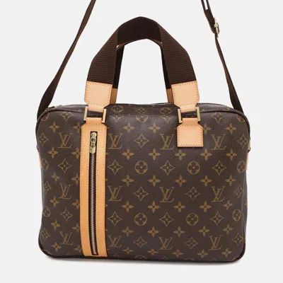 Pre-owned Louis Vuitton Sac Bosphore Brown Monogram Tote
