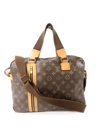 Pre-owned Louis Vuitton Sac Bosphore Monogram Laptop Bag In Brown