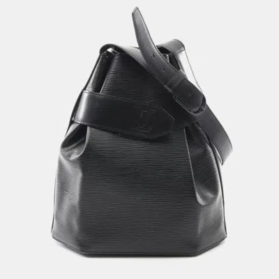 Pre-owned Louis Vuitton Sac De Paul Pm Black Epi Leather Shoulder Bag