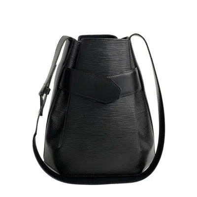 Pre-owned Louis Vuitton Sac D'épaule Leather Tote Bag () In Black