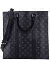 Louis Vuitton Sac Plat Bag Monogram Eclipse Canvas (authentic Pre-loved)