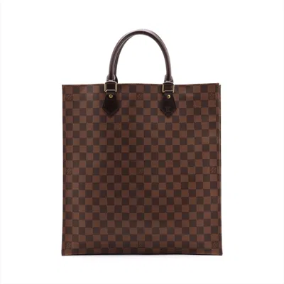 Pre-owned Louis Vuitton Sac Plat Brown Canvas Shoulder Bag ()