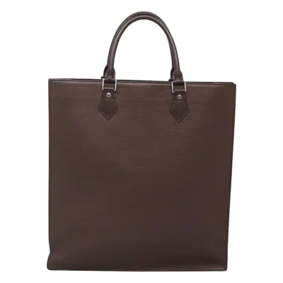 Pre-owned Louis Vuitton Sac Plat Brown Leather Tote Bag ()