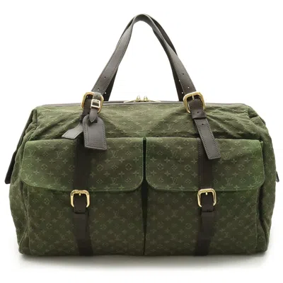 Pre-owned Louis Vuitton Sac Sport Canvas Shoulder Bag () In Green