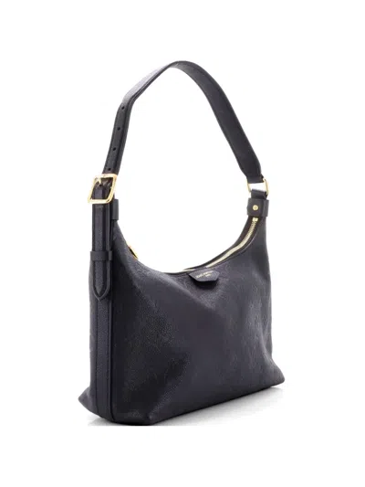 Pre-owned Louis Vuitton Sac Sport Nm Handbag Monogram Empreinte Leather Hobo Bag In Black