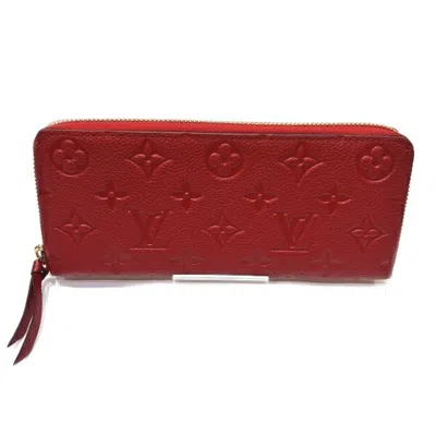 Pre-owned Louis Vuitton Sacrlet Leather Long Wallet (bi-fold) ()