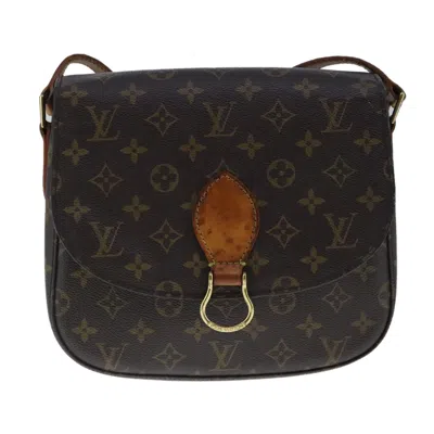 Pre-owned Louis Vuitton Saint Cloud Brown Canvas Shoulder Bag ()
