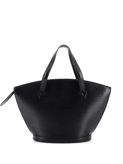 Pre-owned Louis Vuitton Saint Jacques Handbag Epi Leather Pm Shoulder Bag In Black