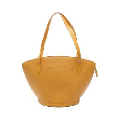 Pre-owned Louis Vuitton Saint-jacques Shopping Epi Tassi Shoulder Bag Leather Yellow