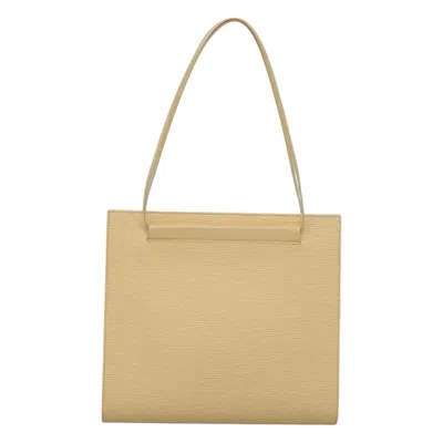 Pre-owned Louis Vuitton Saint Tropez Beige Leather Shoulder Bag () In Sand