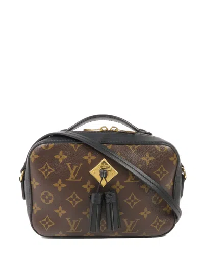 Pre-owned Louis Vuitton Saintonge Monogram Canvas Satchel In Brown
