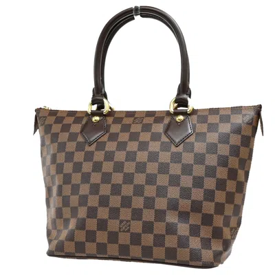 Pre-owned Louis Vuitton Saleya Canvas Tote Bag () In Brown